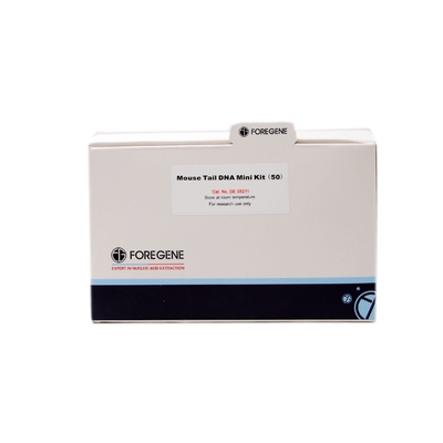 Van de de Muisstaart van de laboratoriumreagens de Reiniging van DNA van DNA Mini Kit For Genomic in 1 Uur