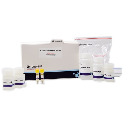Van de de Muisstaart van de laboratoriumreagens de Reiniging van DNA van DNA Mini Kit For Genomic in 1 Uur