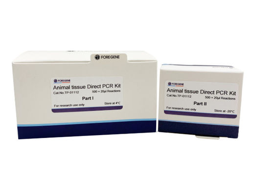Het Dierlijke Weefsel Directe PCR van de laboratoriumreagens Uitrustingen die PCR direct van dierlijk weefsel zonder vroegere DNA-reiniging uitvoeren