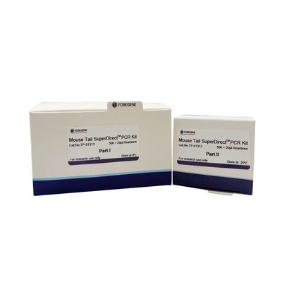 De hoge DNA-van de de Muisstaart van de extractieopbrengst PCR van SuperDirect Uitrustingen voor muis directe PCR voeren kamertemperatuurlysis uit