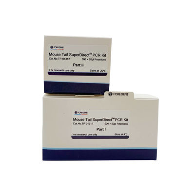 De hoge DNA-van de de Muisstaart van de extractieopbrengst PCR van SuperDirect Uitrustingen voor muis directe PCR voeren kamertemperatuurlysis uit