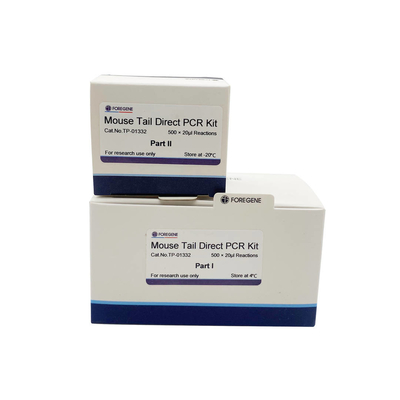 Van de de specificiteitmuis van de laboratoriumreagens hogere de Staart Directe PCR Uitrustingen zonder vroegere DNA-reinigings65℃ lysis
