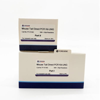 De moleculaire biologie optimaliseerde PCR de Staart Directe PCR uitrusting-UNG van de systeemmuis voor muis directe PCR gebruikend muisweefsel