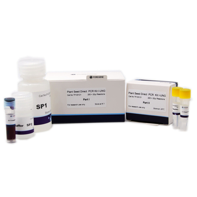 Directe PCR Uitrusting I UNG voor Installatiezaden die Lage Polysaccharide en Polyphenol Componenten bevatten