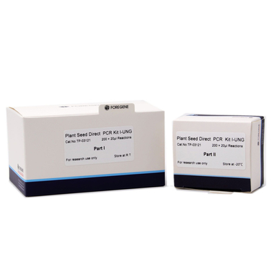 Directe PCR Uitrusting I UNG voor Installatiezaden die Lage Polysaccharide en Polyphenol Componenten bevatten