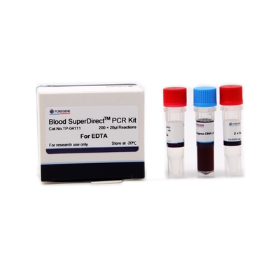 Het Bloed anticoagulated de Super Directe PCR van de laboratoriumreagens Uitrustingen die geheel bloed gebruiken met EDTA