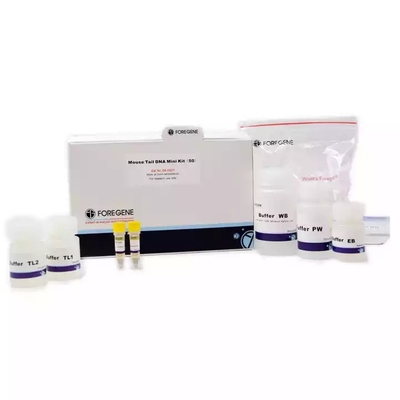 DNA van DNA Mini Isolation Kit Extract Genomic van de muisstaart van Muisstaart binnen 1 Uur