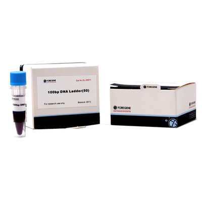 DNA-Teller 700 500 μL de Ladderuitrustingen van Verpakkings 50-700bp DNA