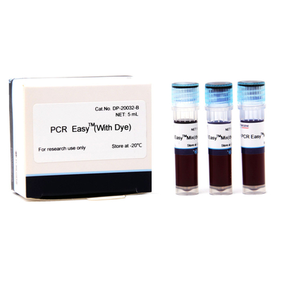 PCR Gemakkelijk (met Kleurstof) Kit Efficient PCR Reactiepremix Systeem voor Moleculair Bioonderzoek
