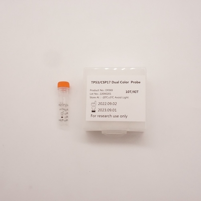 TP53/CSP17 tweekleurige sonde voor het detecteren van de afwijking van het menselijke TP53-gen
