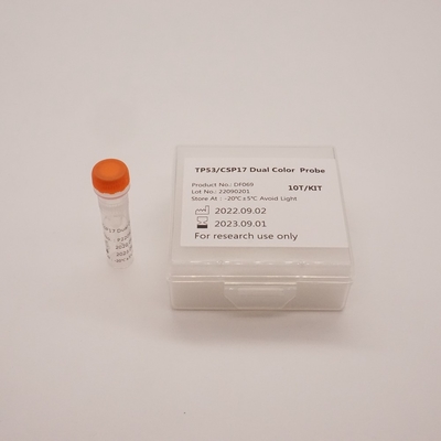 TP53/CSP17 tweekleurige sonde voor het detecteren van de afwijking van het menselijke TP53-gen