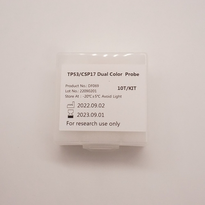TP53/CSP17 tweekleurige sonde voor het detecteren van de afwijking van het menselijke TP53-gen