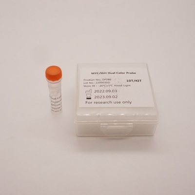 MYC/IGH tweekleurige sonde voor het detecteren van afwijkingen van het menselijke MYC/IGH-gen