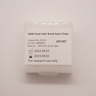 RARA Dual Color Break Apart-sonde voor het detecteren van afwijkingen van het menselijke RARA-gen