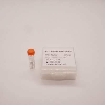 MALT1 Dual Color Break Apart-sonde voor het detecteren van afwijkingen van menselijk MALT1-gen