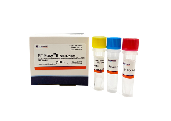 De snelle Gemakkelijke II 25T Omgekeerde Transcriptase Uitrustingen van rechts met DNase voor PCR In real time