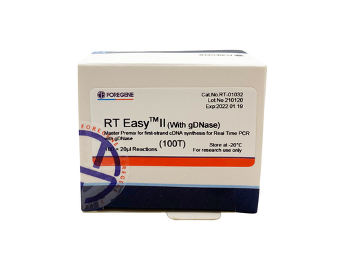 De snelle Gemakkelijke II 25T Omgekeerde Transcriptase Uitrustingen van rechts met DNase voor PCR In real time