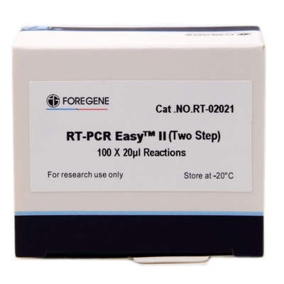 Snelle Nauwkeurige Omgekeerde Transcriptase de Uitrustingsrechts PCR EasyTM II van 100T 500T Uitrusting