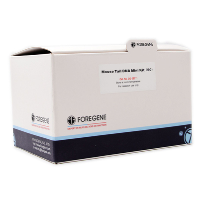 Van de de Muisstaart van Foregenegenomic de Snelle Extractie Kit Isolation 1.25ml X2 van DNA