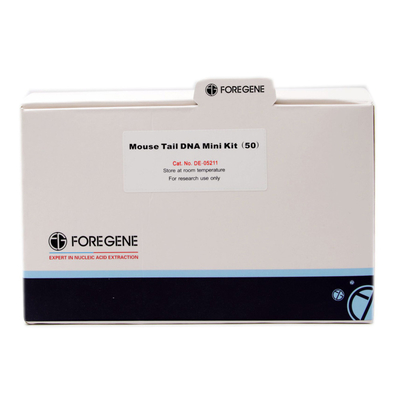 Van de de Muisstaart van Foregenegenomic de Snelle Extractie Kit Isolation 1.25ml X2 van DNA