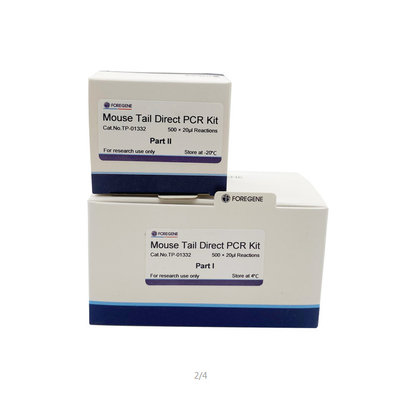 Directe PCR Kit One Step 200 X20μL Rxns 2000 X20μL Rxns van de muisstaart