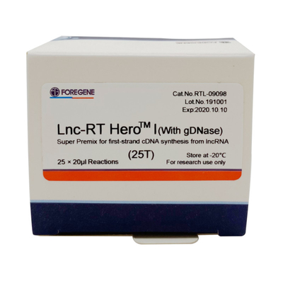DNase lnc-Rechts HeroTM I Super Premix Omgekeerde Transcriptieuitrusting 25×20ul Rxns