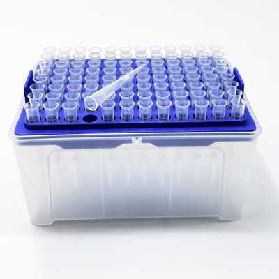 100% de Pipetuiteinden van de polypropyleen10ul Filter Vrij van DNA-RNA