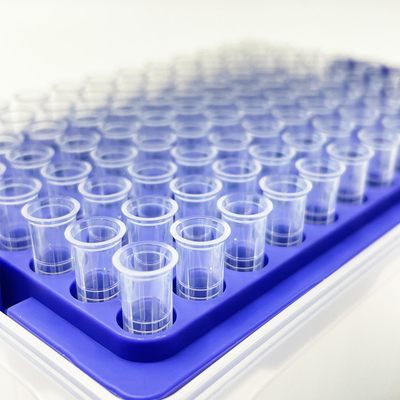 De ingevoerde Medische pp-Materialen Pipette Uiteinden 100ul met Vrij DNase en Vrije RN-ase