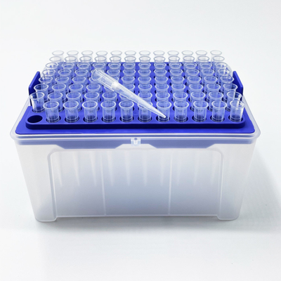 De ingevoerde Medische pp-Materialen Pipette Uiteinden 100ul met Vrij DNase en Vrije RN-ase