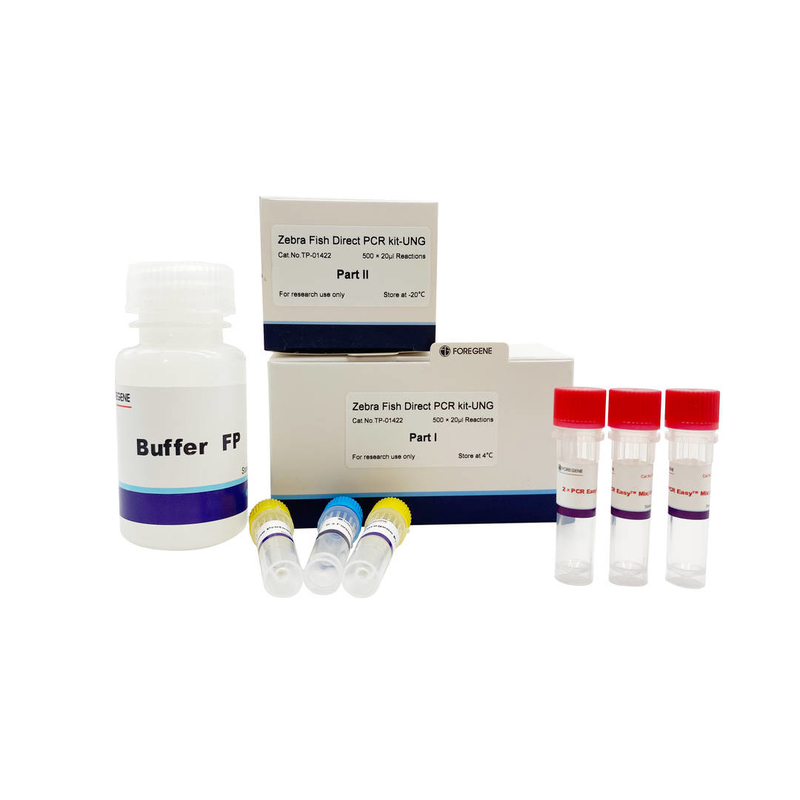 Moleculaire biologiepcr Directe PCR van reagens Gestreepte Vissen Uitrusting met UNG zonder vroegere DNA-reiniging