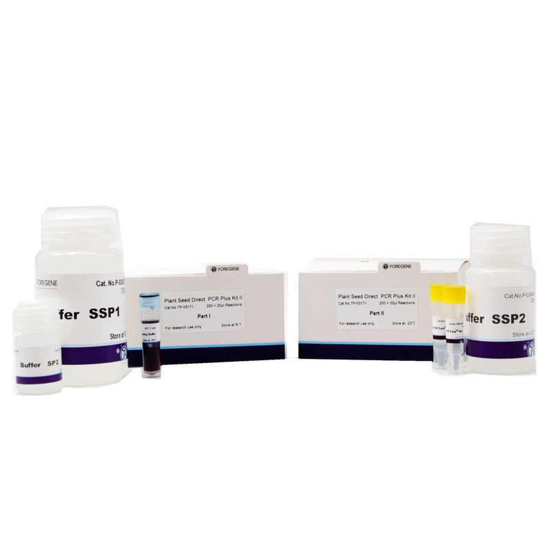 Directe PCR van het installatiezaad plus Uitrusting I voor Installatiezaden die Polysaccharide en Polyphenol Componenten bevatten