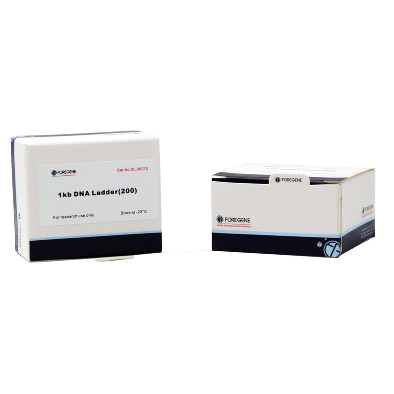 DNA-Teller 2000 100 Tests 500 μL Verpakking 100bp-2000bp voor Elektroforese
