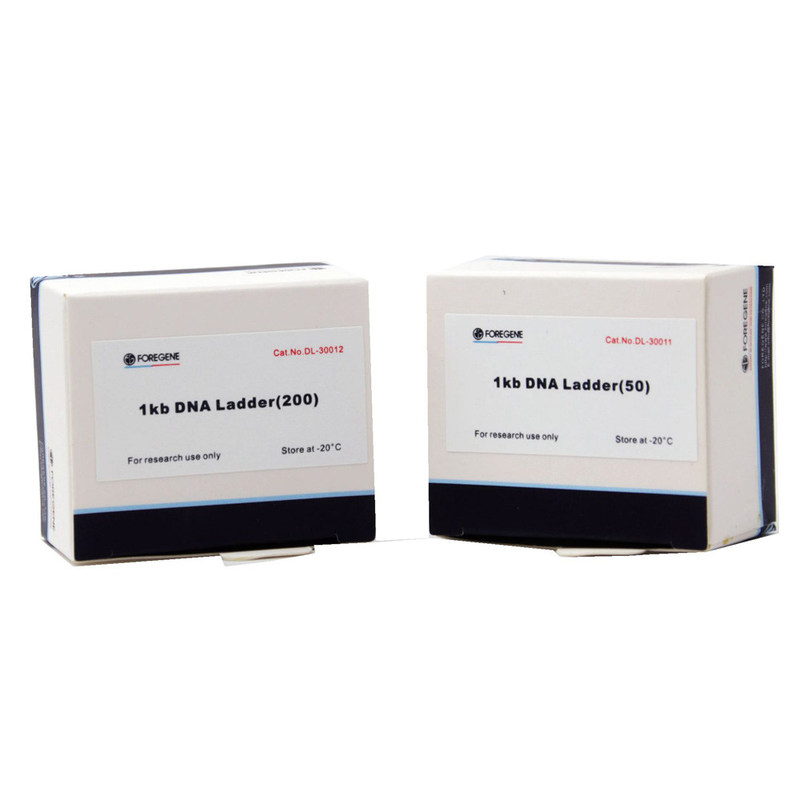 Teller 5000 van Foregenedna 400 de Teller van DNA van de Tests500x4 μL Verpakking 100bp-5000bp