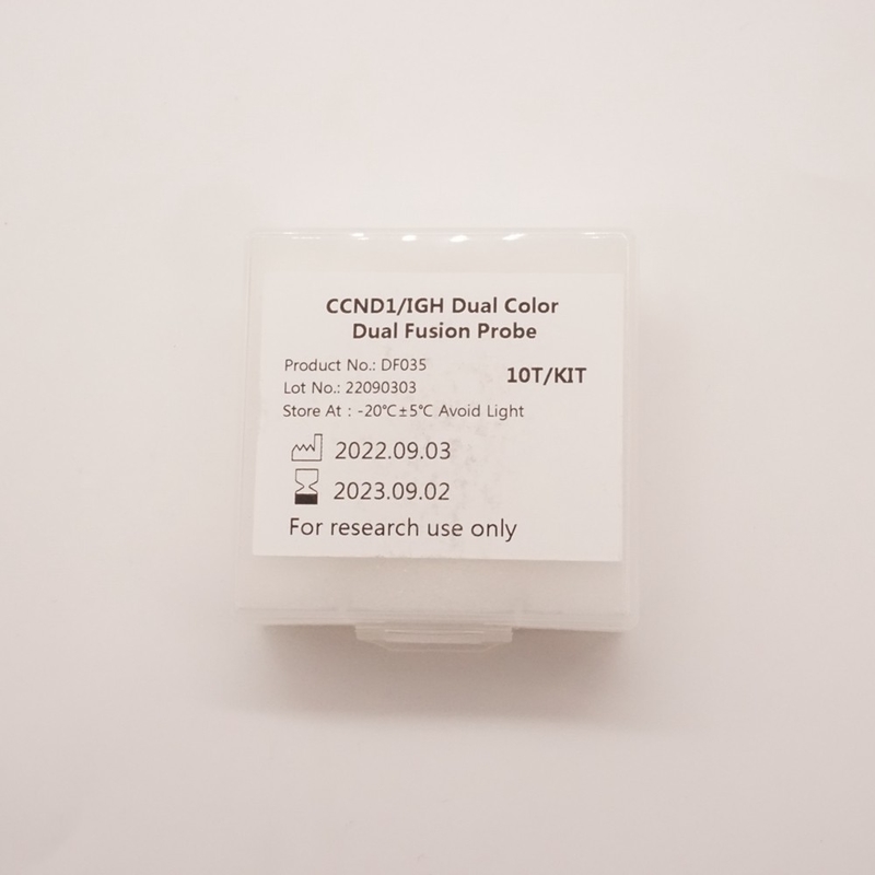 CCND1/IGH Dual Fusion-sondekit voor het detecteren van afwijkingen van menselijk CCND1/IGH-gen