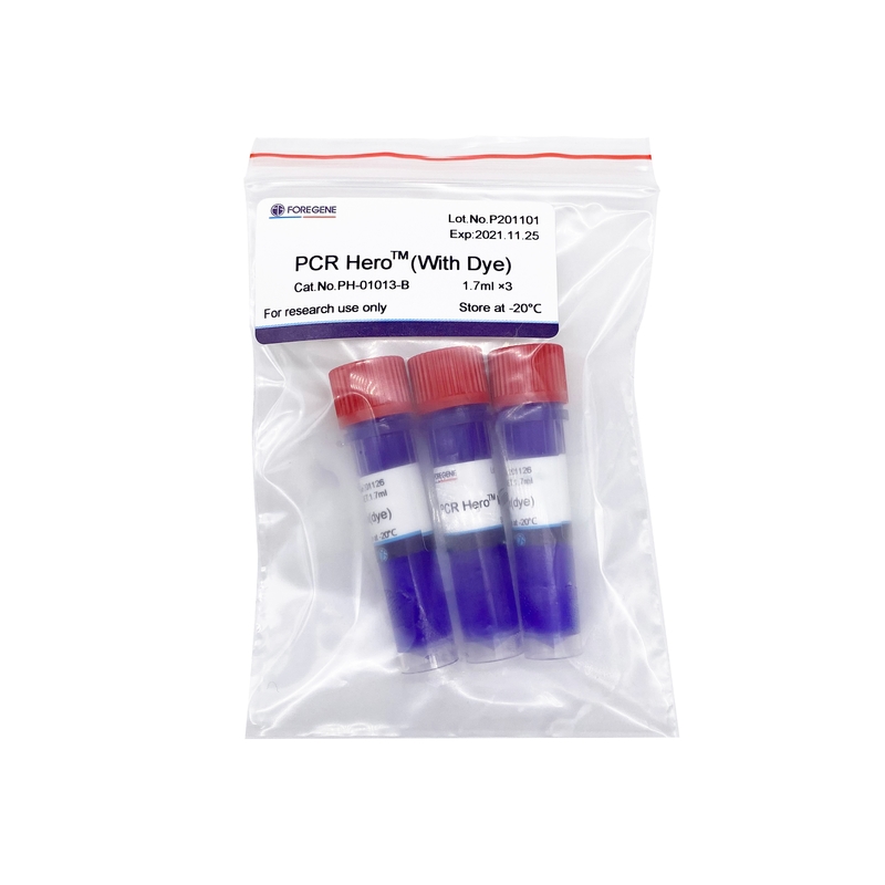 Snelle Reagenspcr Uitrustingen met Kleurstof ph-01013-B PCR Mengeling 3*1.7ml 50ml