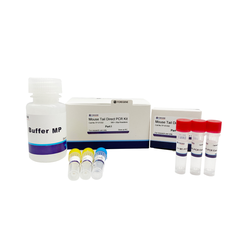 Directe PCR Kit One Step 200 X20μL Rxns 2000 X20μL Rxns van de muisstaart