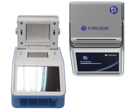 10,1 Duim LEIDENE Digitale Draagbare PCR Machine96×0.2ml Gradiënt Thermocycler